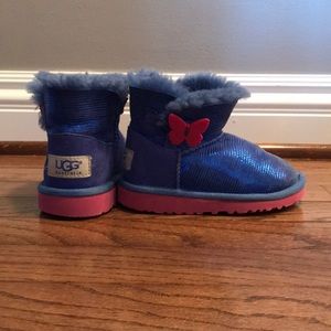 Blue & Pink toddler Uggs